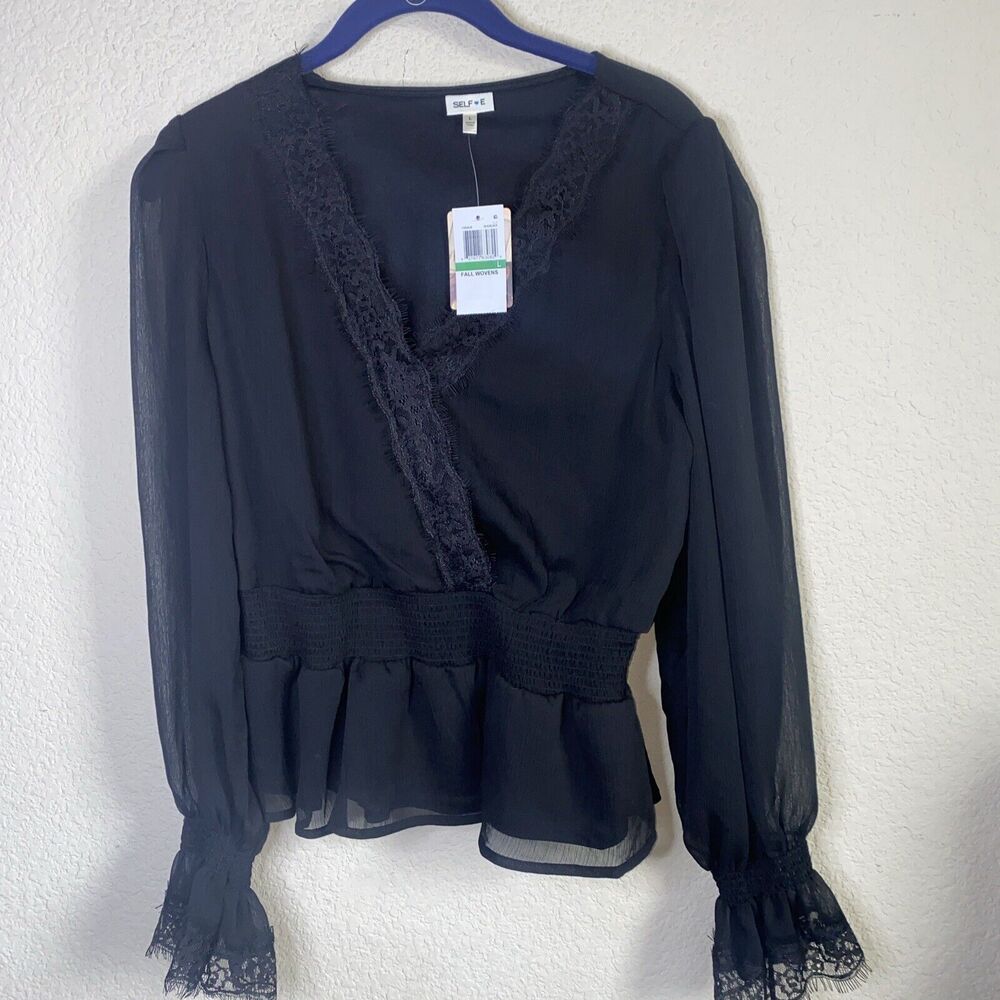 new sexy baby doll empire Sheer Lace Blouse CropL v neck fairygoth club date